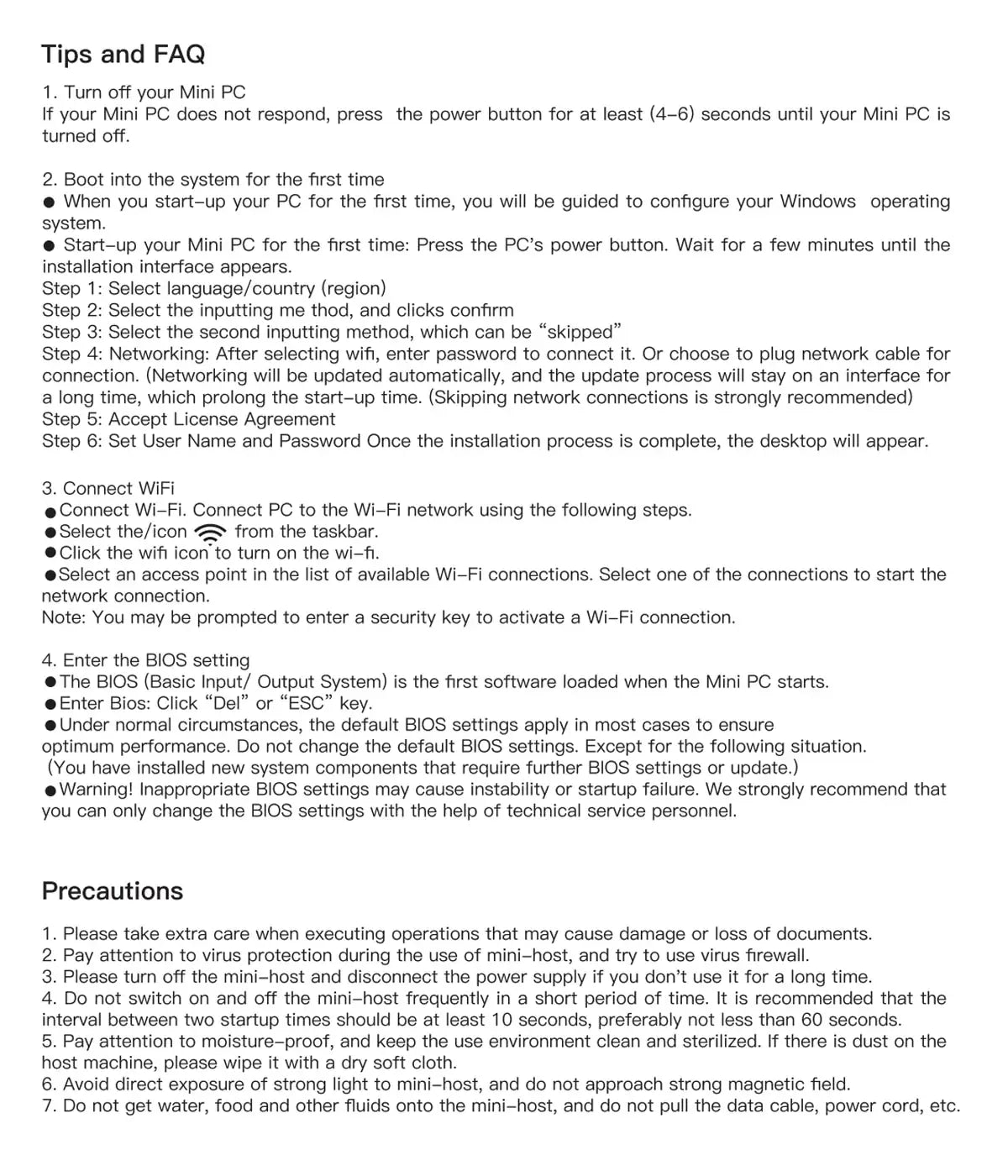 MLLSE Mini PC M2 Air Intel Gemini Lake N4000 Intel J3710 6GB RAM 128GB ROM Dual-Band WiFi Bluetooth USB Mini Computer
