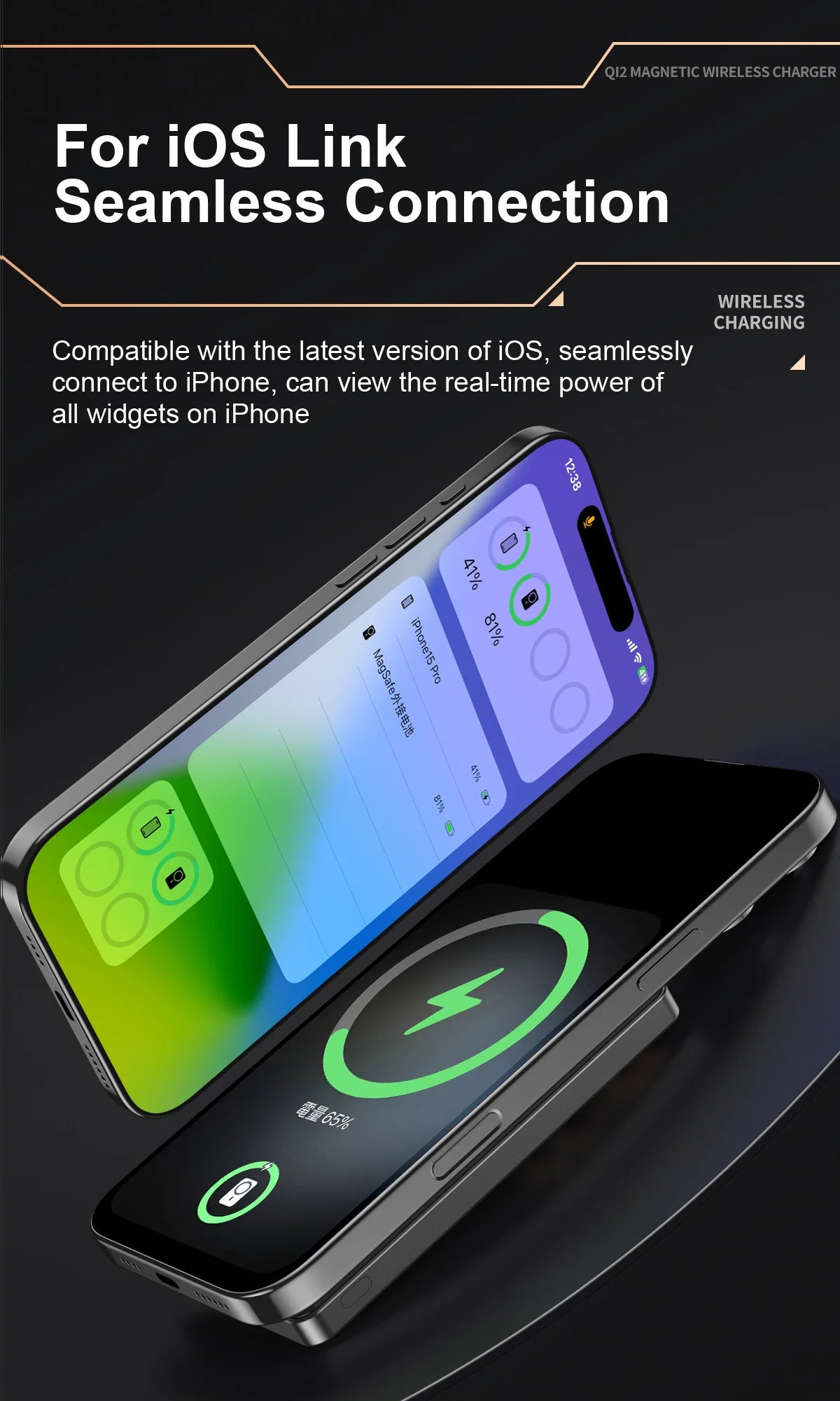 Magnetic Wireless Powerbank Qi 2.1 USB-C Fast Charging External Battery for iPhone 12-17 Pro Airpods Apple Watch Xiaomi 10000mAh