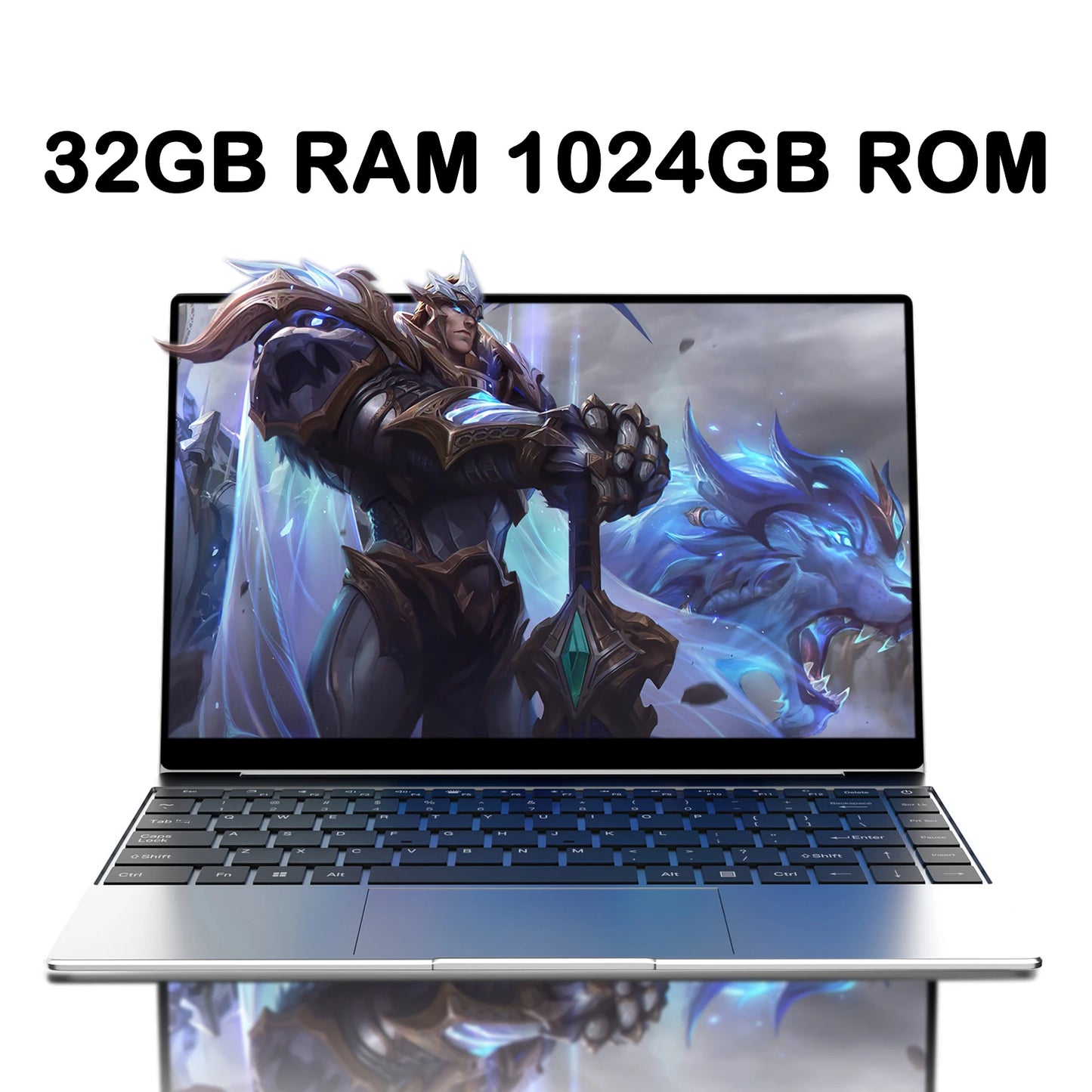 New 14.1" Laptop Intel Core i9-9900 32GB 2TB Gaming PC Ultra Slim Office Study Computer PC Windows 11 Pro  1920*1080 HD