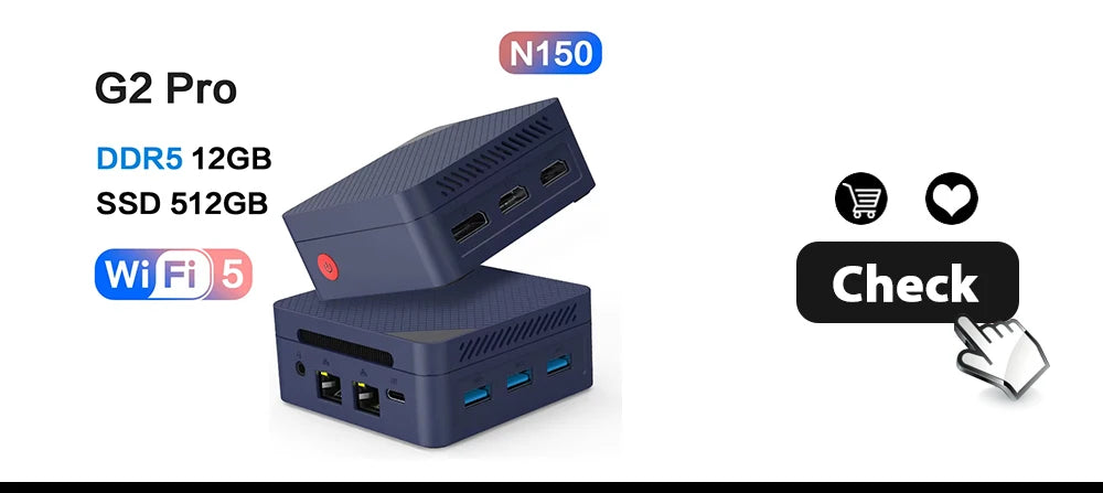 MLLSE Mini PC M2 Air Intel Gemini Lake N4000 Intel J3710 6GB RAM 128GB ROM Dual-Band WiFi Bluetooth USB Mini Computer