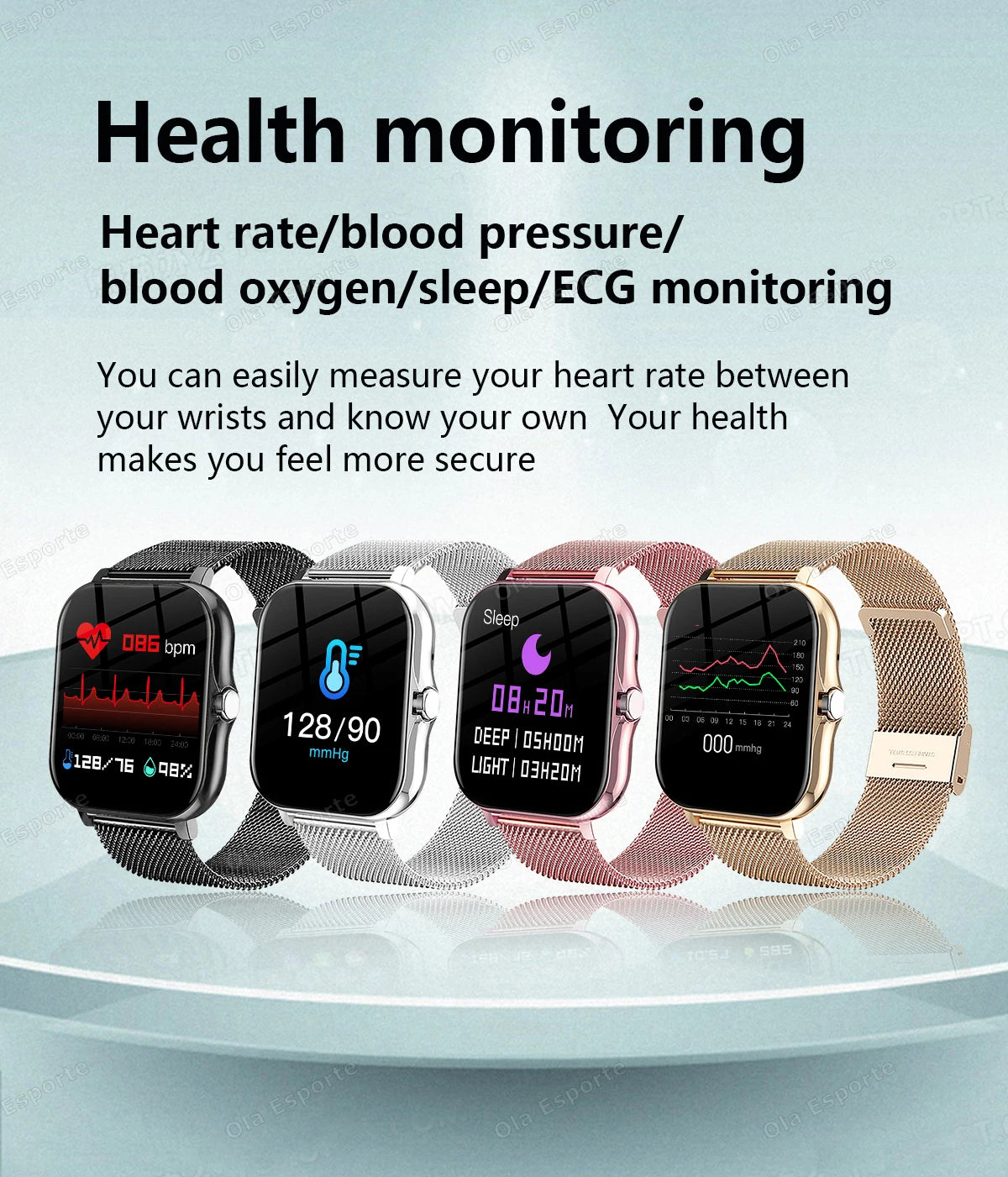 New Smart Watch 2.01 Inch HD Display Answer Make Call Message Preview Sport Modes smartwatch DIY Dial Weather Forecast Men Women