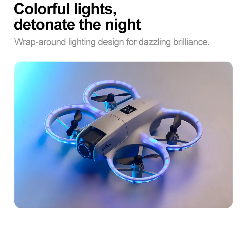2025 Best-Selling GT3 Drone with HD Dual Camera 180° Upward Shooting, Obstacle Avoidance & Optical Flow Positioning, Foldable Po