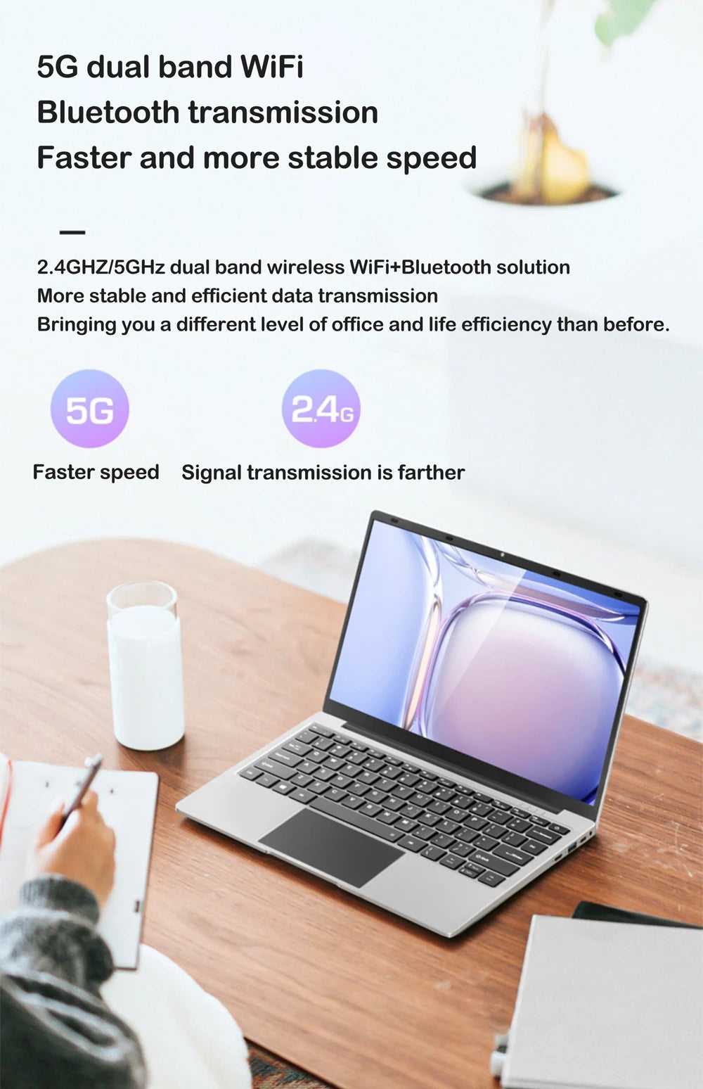 New 14.1" Laptop Intel Core i9-9900 32GB 2TB Gaming PC Ultra Slim Office Study Computer PC Windows 11 Pro  1920*1080 HD